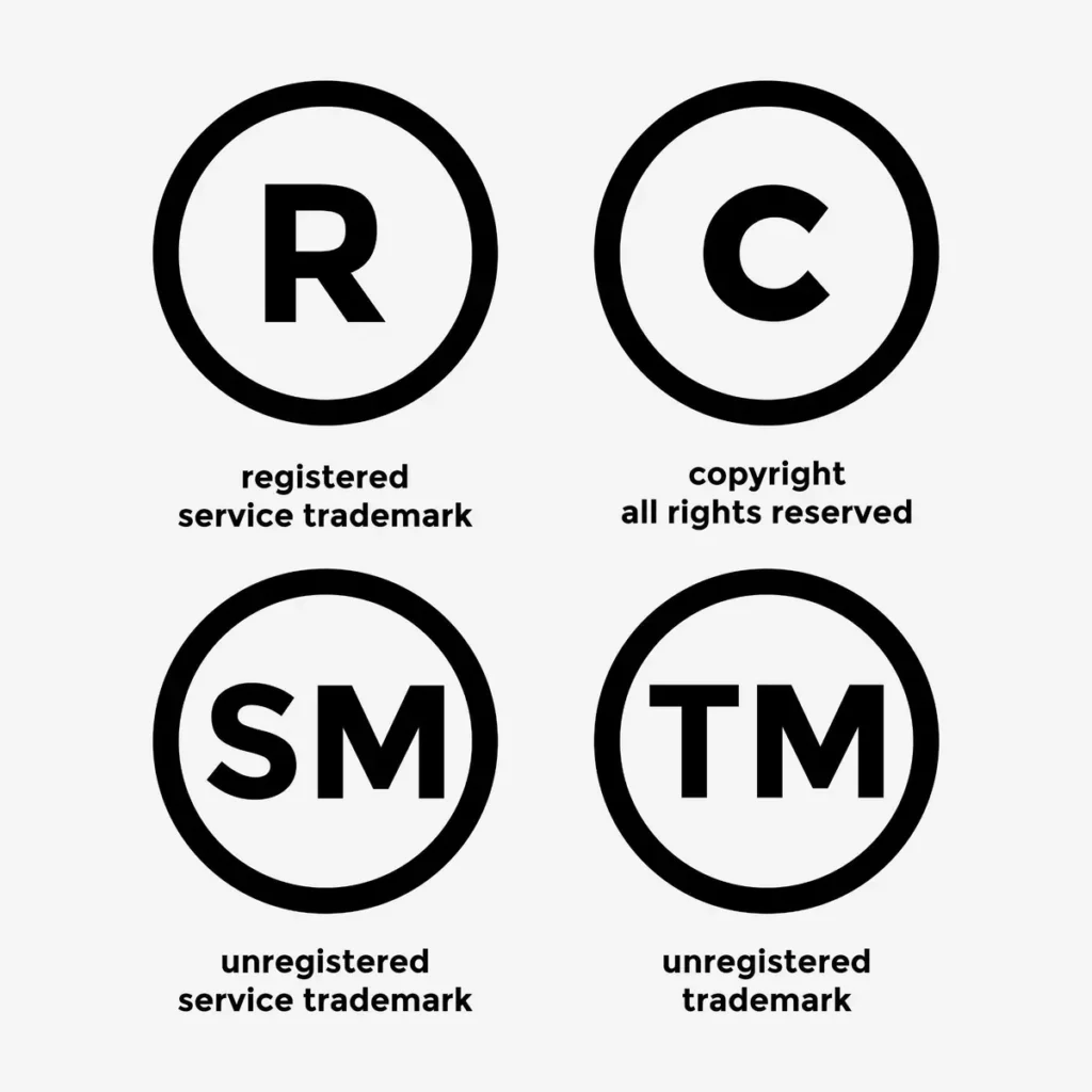 Difference between the TM and R trademark symbols